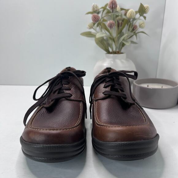 SAS Move On Leather Walking Comfort Shoes Brown Moc Toe Men's US 7WW NWOB - Picture 2 of 10